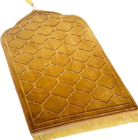 سجادة الصلاة المسلمة حصيرة إسلامية - سماكة السجادة الإسفنية المسلمة للرجال نساء عيد السفر رمضان ، رفاهية ناعمة كبيرة للركبتين والجبهة （الجمل） in Kuwait