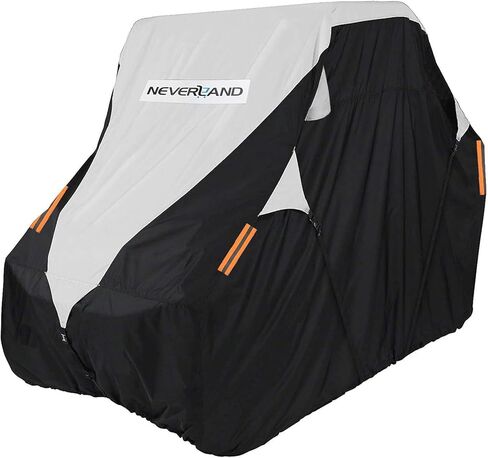 غلاف Neverland UTV 2 مقاوم للماء - تصميم مقاوم للرياح للترقية للغطاء جنبًا إلى جنب مع RZR Polaris Ranger Yamaha Rhino Can -Am Commander Honda Pioneer (126 "× 71" × 77 ") in Kuwait