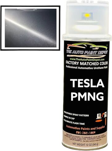 Auto Paint Depot Touch Up Paint for Tesla S, X, 3, Y, Midnight Silver PMNG (All Years, All Models) Aerosol Spray With Clear Coat in Saudi Arabia