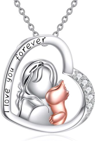 KZX Ladybug Necklace 925 Sterling Silver Infinity Ladybug Pendant bug Jewelry Birthday Gifts for Women in Kuwait