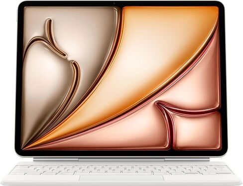 لوحة مفاتيح Apple Magic: لوحة المفاتيح وحالة iPad Air 11 بوصة (M2 و M3) و iPad Air (الجيل الرابع والخامس) ، اللغة الإنجليزية الأمريكية-أبيض in Kuwait