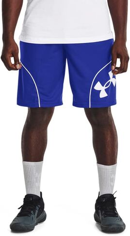 Under Armour Mens Perimeter 11in. Shorts 3XLT Red-Black in Saudi Arabia