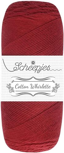 Scheepjes Cotton Whirlette 100g Cream Ecru Yarn for Knitting and Crocheting in Saudi Arabia