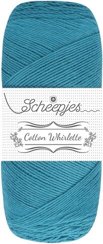 Scheepjes Cotton Whirlette 100g Cream Ecru Yarn for Knitting and Crocheting in Saudi Arabia