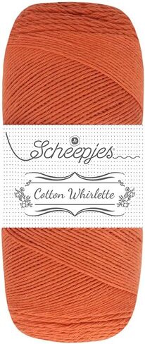 Scheepjes Cotton Whirlette 100g Cream Ecru Yarn for Knitting and Crocheting in Saudi Arabia