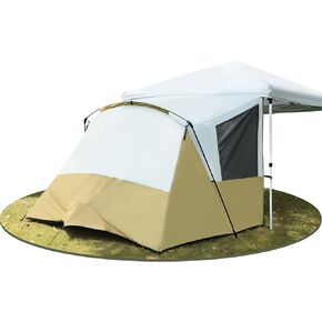 REDCAMP 10' x 10' Camping Cube Tent Portable Pop Up Canopy, Converts Straight Leg Canopy into Camping Inner Tent Square Tent with Dog Hole and Full Floor (Canopy Frame/Shelter NOT Included), Blue in Kuwait