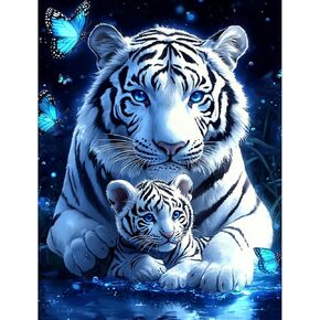 QENSPE Seaside Town Diamond Painting,Diamond Art Kits for Adults,DIY 5D Round Full Drill Diamond Art for Beginners,Diamond Dots for Adults,Home Wall Decor 12x16 inch in Kuwait