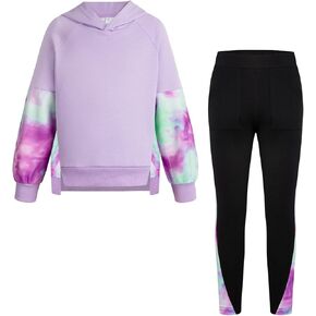 الفتيات من النوع الثقيل في اليوم الأول من ملابس المدرسة هوديي الأرجواني مع طماق فتاة الملابس حجم 7-8 in Kuwait