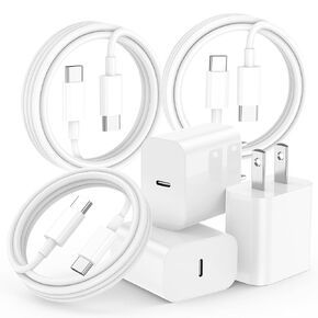 أنا الهاتف 15 16 شاحن الشاحن السريع 3 حزمة ، USB C شاحن الحائط 6 قدم USBC إلى كابل USBC ، محول USB C Block Wall لـ I Phone 16/16 Plus/16 Pro/16 Pro Max/15 Plus/15 Pro ، Purple in Kuwait