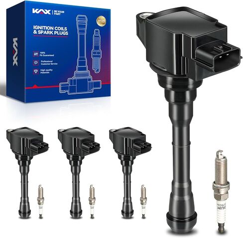 مجموعة أداء OEM من 6 UF617 ملفات الإشعال وتوصيلات شرارة Iridium المزدوجة من أجل Infiniti G37 Q50 QX50 M37 Q40 QX70 Q60 FX37 Q70 Q70L EX37 ، NISSAN 370Z BASE 370Z TEAT 370Z SPORT 370Z SPORT in Kuwait