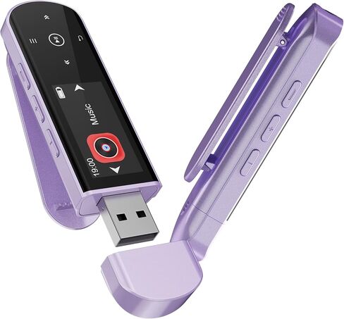 Ruizu 64GB USB MP3 Player مع Bluetooth 5.3 ، مشغل موسيقى المربى المحمولة للرياضة الجري ، مشغل MP3 USB مع راديو FM ، مسجل صوت ، كرر صوت رقمي ، نقل ملفات الهاتف in Kuwait
