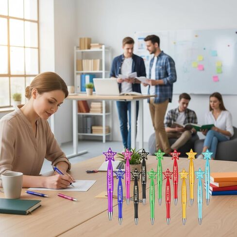 Sherr 72 Pcs Welcome Back to School Ballpoint Pens Back to School Supplies First Day of Pens Gifts Office in Saudi Arabia