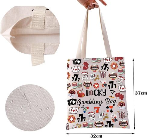 ZJXHPO Casino Loving Gift Lucky Gambling Bag Bag Bag for Gambler Poker Player Bag Bag Gambling Gift in Saudi Arabia