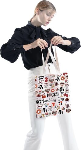 ZJXHPO Casino Loving Gift Lucky Gambling Bag Bag Bag for Gambler Poker Player Bag Bag Gambling Gift in Saudi Arabia