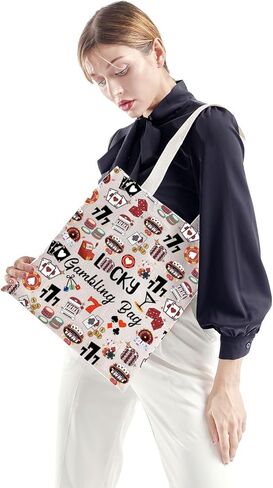 ZJXHPO Casino Loving Gift Lucky Gambling Bag Bag Bag for Gambler Poker Player Bag Bag Gambling Gift in Saudi Arabia