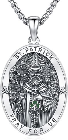 قلادة Michael Michael Medal Necklace 925 Sterling Silver Archangel Saint Michael Netclaces Catholic Sigil Ambulet Dentical Protector Jewelry for Men in Kuwait
