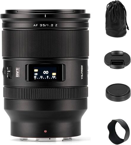 Viltrox AF 35mm F1.2 LAB FE COMPLEST FRAME LENS FOR SONY E MOUNT ، APERTURE BRAGE DUAL FLOVING FOCUS in Kuwait