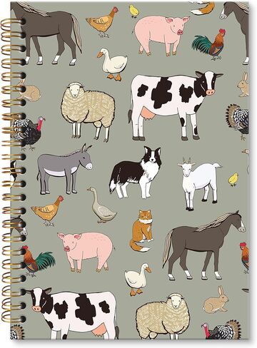 Dog Lover Gifts Journal Notebook, Puppy Spiral Notebook, Cute Dogs Journal Notebooks for Women Men, Funny Dog Office School Supplies Gifts, 5.5x8.3In in Saudi Arabia