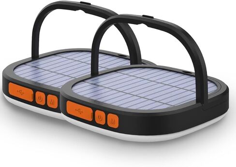 LED LED Camping Lantern ، Solar Solar ، 5000 مللي أمبير في الساعة Light 2000 Lumens 5 أوضاع ضوئية ، IP65 مقاومة للماء مع شحن USB - الفوانيس لانقطاع التيار الكهربائي إعصار ، المشي لمسافات طويلة ، الأسماك ، الطوارئ ، والمنزل in Kuwait