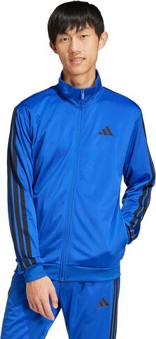adidas Men's 3-Stripes Tricot Track Top, Team Royal Blue in Saudi Arabia