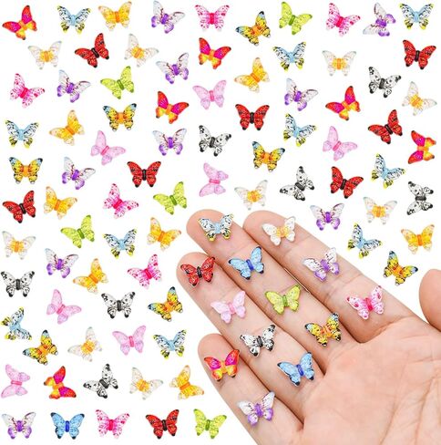 200 PCS Mini Resin Unicorn Figurines for Crafts Luminous Tiny Resin Animal Miniature Things for Dollhouse Fairy Garden Micro Landscaping Decoration Cake Toppers Decor in Saudi Arabia