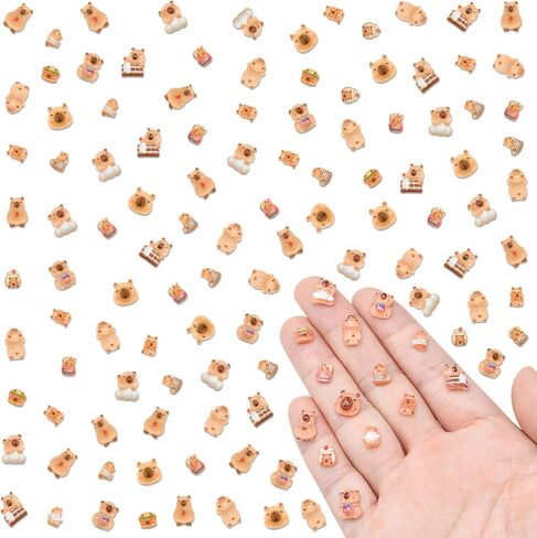 200 PCS Mini Resin Unicorn Figurines for Crafts Luminous Tiny Resin Animal Miniature Things for Dollhouse Fairy Garden Micro Landscaping Decoration Cake Toppers Decor in Saudi Arabia
