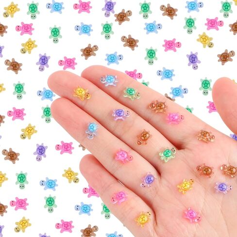 200 PCS Mini Resin Unicorn Figurines for Crafts Luminous Tiny Resin Animal Miniature Things for Dollhouse Fairy Garden Micro Landscaping Decoration Cake Toppers Decor in Saudi Arabia