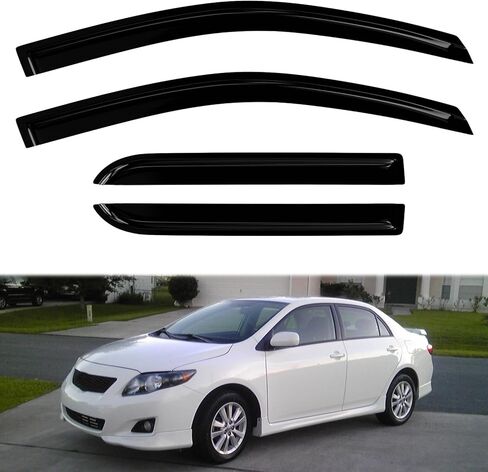 WINDOW FORSORS RAIN GURDS FOR TOYOTA Highlander L/LE LIMITED PLATINUM 2020-2023 تنفيس الرياح المنحرفون في ظلال تويوتا هايلاندر XLE/XSE LIMITED PLATINUM 2020-2023 in Kuwait