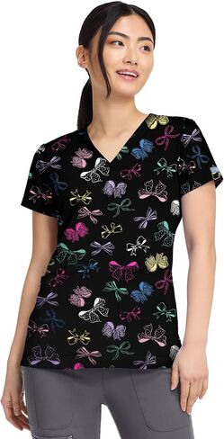 Med Couture Women's V-Neck Vicky Print Top, Soho Floral, XXX-Large in Saudi Arabia