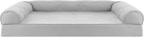 Furhaven Replacement Dog Bed Cover Quilted Sofa-Style, Machine Washable - Navy, Jumbo Plus (XX-Large) in Saudi Arabia