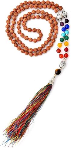 Lovenspire معتمدة Rudraksha Kantha Mala + Japa Bag Gaumukhi 5 Face (Panchmukhi) Himalayan أصيلة رودراكش راكب روزاري جارلاند ياب تيبتية ديني مالا قلادة - بوجا اليوغا. in Kuwait