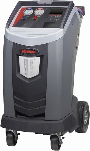 Robinair 34288ni اقتصاد جديد R-134A استرداد ، إعادة التدوير ، آلة إعادة الشحن ، رمادي in Kuwait