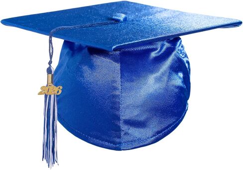 Preschool and Kindergarten Shiny Graduation Cap and Tassel with Year Charm Sets in Kuwait