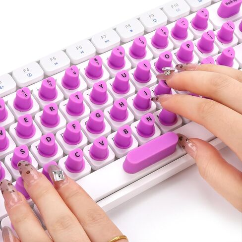 Keyboard Cover for Long Nails, Silicone Raised Keyboard Cover Protector for Nail Art, Comfortable Typing for Long Nails, Perfectly Compatible with MacBook Pro13 2020-2023, US ANSI(Green) in Saudi Arabia