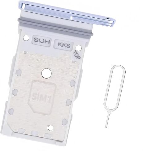 استبدال علبة بطاقة SIM لـ Samsung Galaxy S25 5G SM-S931/S25 Plus 5G SM-S936 صينية بطاقة SIM مزدوجة مع دبوس الإخراج (IcyBlue) in Saudi Arabia