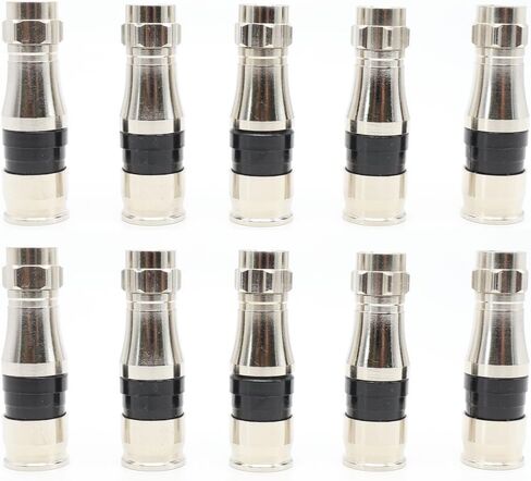 F Type RG11 Coax Cable Compression Fitting/Connector with Weather Seal O Ring 15PACK in Saudi Arabia