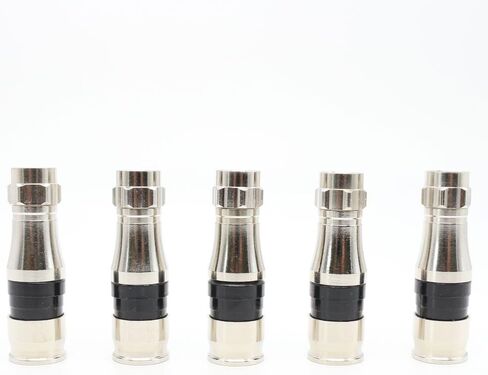 F Type RG11 Coax Cable Compression Fitting/Connector with Weather Seal O Ring 15PACK in Saudi Arabia