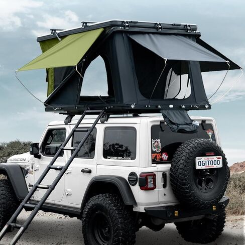 Rooftop Tent Hard Shell Roof Top Tent Hardshell Suitable for Jeep SUV Truck Van,Camping Car Roof for 2-3 Person in Kuwait