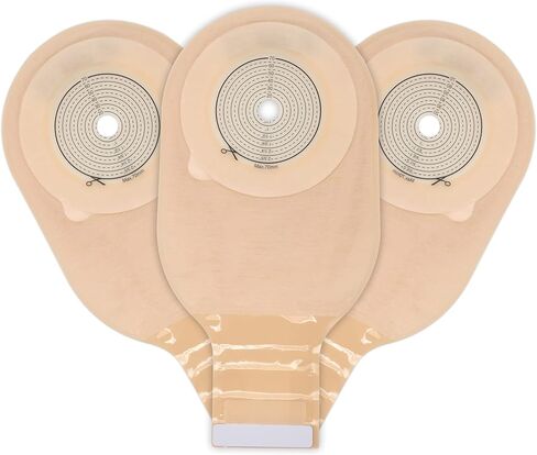 21 PCS VOSTOUTY FACSION أكياس القولون-LAINLOTUS أكياس قابلة للاستئصال من قطعتين مع إغلاق ، مقطوعة للاصابة بضعف اللفائفة (أكياس 15pcs+6pcs حاجز)) in Kuwait