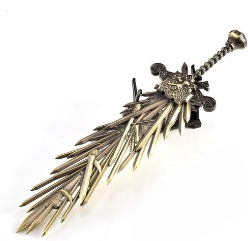 Game Elden Ring Dark Moon Greatsword Models 11.8-Inch Medieval Fantasy Claymore Sword Hand-Painted Sculpture Collectible Figurine for Gaming Display, Warrior Desk Decor & Dark-Themed Gift in Kuwait