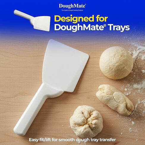 طقم صندوق عجين/عجين/خبز من Doughmate® - 2 صواني ، وغطاء ، وكاشطة العجين - مصنوعة في الولايات المتحدة الأمريكية ، أو جهة اتصال معتمدة - صواني تجارية للاستخدام في المنزل ، أو الأجهزة المحمولة ، أو البيتزا - قابلة للتكديس ودائم in Saudi Arabia