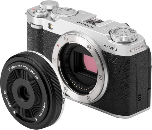 Viltrox AF 28mm F4.5 عدسة فطيرة Fuji X ، عدسة رقائق التركيز التلقائية ، عدسة زاوية واسعة الفائقة ، عدسة إطار كاملة لـ Fujifilm X-T5 X-H2 X-T50 X-M5 X-T30 II X-Pro3 X-S20 X-E4 in Kuwait