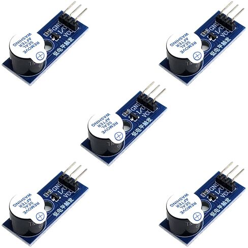 وحدة Piezo Buzzer ، الجرس النشط لـ Arduino ، ESP32 ، ESP8266 ، Raspberry Pi ، 2 قطع in Kuwait
