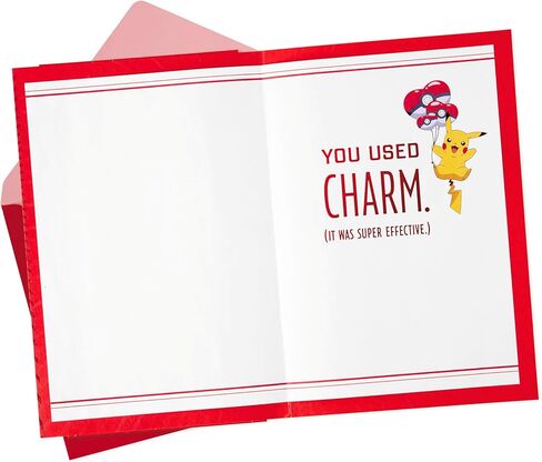 Hallmark Pokémon Valentines Day Card (Pikachu, I Choose You) Anniversary Card, Love Card in Saudi Arabia