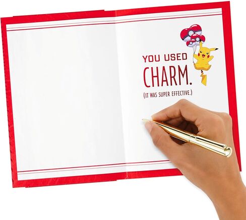 Hallmark Pokémon Valentines Day Card (Pikachu, I Choose You) Anniversary Card, Love Card in Saudi Arabia