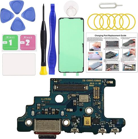 for Galaxy S23 USB Charging Board Port Replacement, SM-S911U SM-S911U1 Type C Dock Board Connector for Samsung S23 with Tools & Instruction in Kuwait