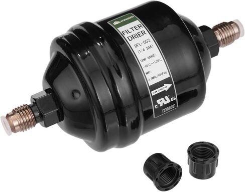 مرشح التبريد مجفف 3/8 '' اتصال العرق DFL-083S لـ CFC ، HCFC ، HFC يناسب 1 إلى 5 أطنان أنظمة HVAC والتبريد in Kuwait