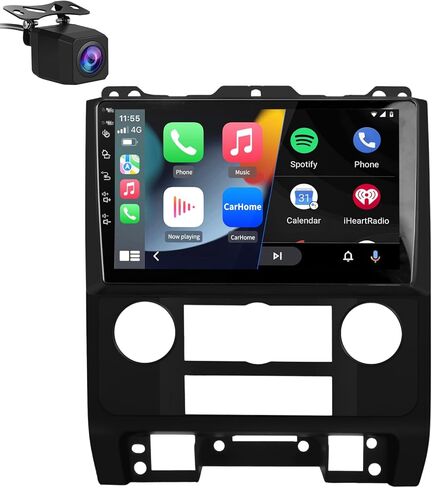 Android 13 [2G+32G] Car Radio for Ford Escape 2007-2012, 9 inch Touch Screen Stereo with GPS WiFi SWC Wireless Apple CarPlay Android Auto in Kuwait