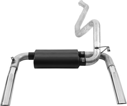 Flowmaster 17233 American Thunder Cat-Back Home Mit 3 Inch Aluminized Steel مصقول 304 نصائح غير قابلة للصدأ متوافقة مع عام 1986-1991 Chevy Camaro Pontiac Firebird V8 3 بوصة محول in Kuwait