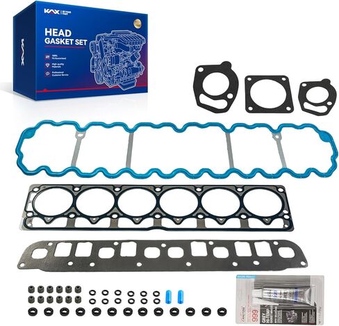 Kax HS26332PT Cylinder Head Gasket Kit/Set متوافق مع 2007-2017 Patriot ، 2009-2019 Journey ، 2007-2017 Compass ، 2008-2014 Avenger ، 2011-2014 200 ، Sebring Journey Caliber for 2.4L Engine in Kuwait